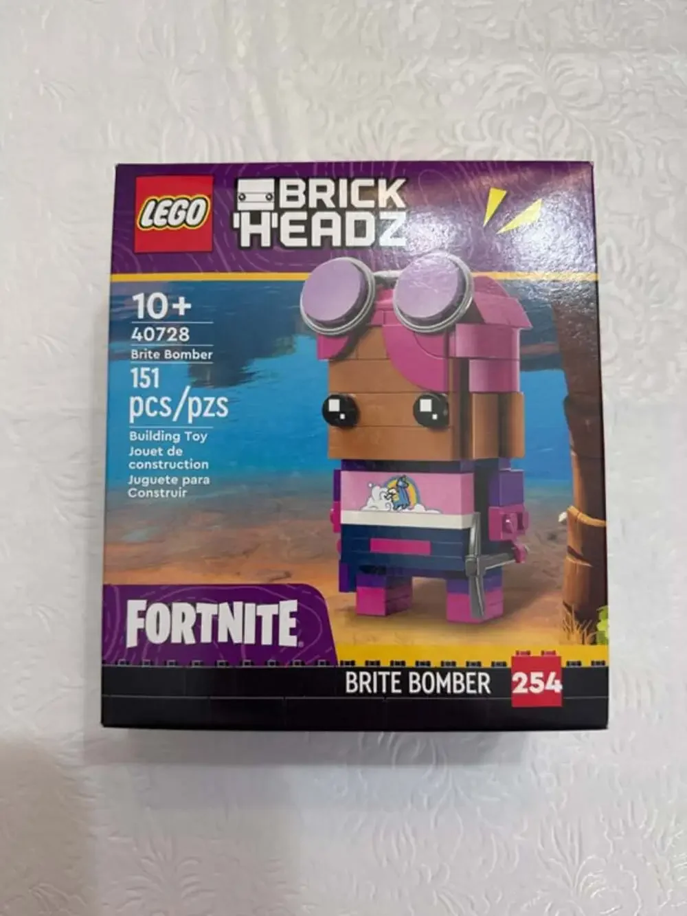 LEGO Fortnite Brickheadz Brite Bomber 40728 151 Pcs New Sealed